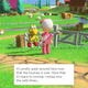 A Mii character talks to a Koopa Trooper in Mario Golf: Super Rush's golf adventure mode
